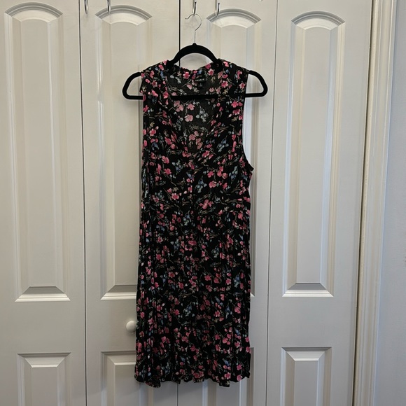 Sleeveless Challis Torrid Shirt Dress 1x - Picture 2 of 2